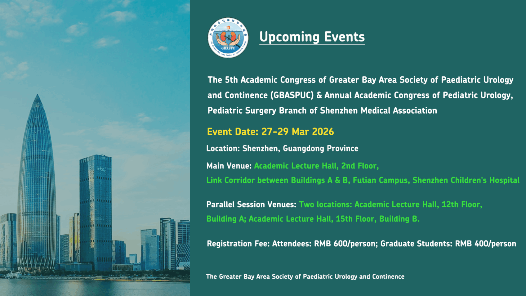 Upcoming Events 27-29 Mar, 2026